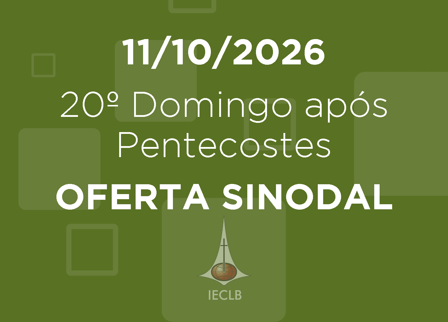 Oferta Sin. Fundo Sinodal de Solidariedade