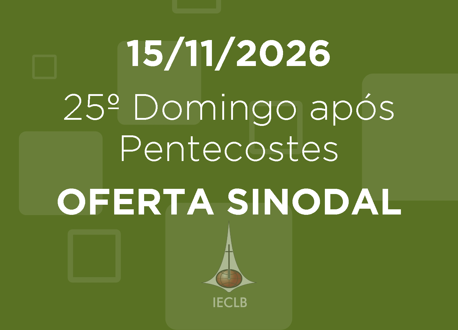 Oferta Sin. Coordenações Sinodais